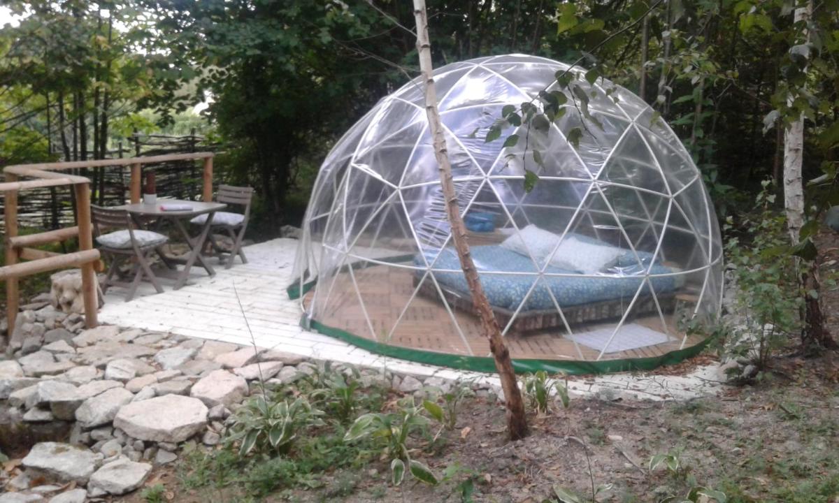 bulle sous les etoiles