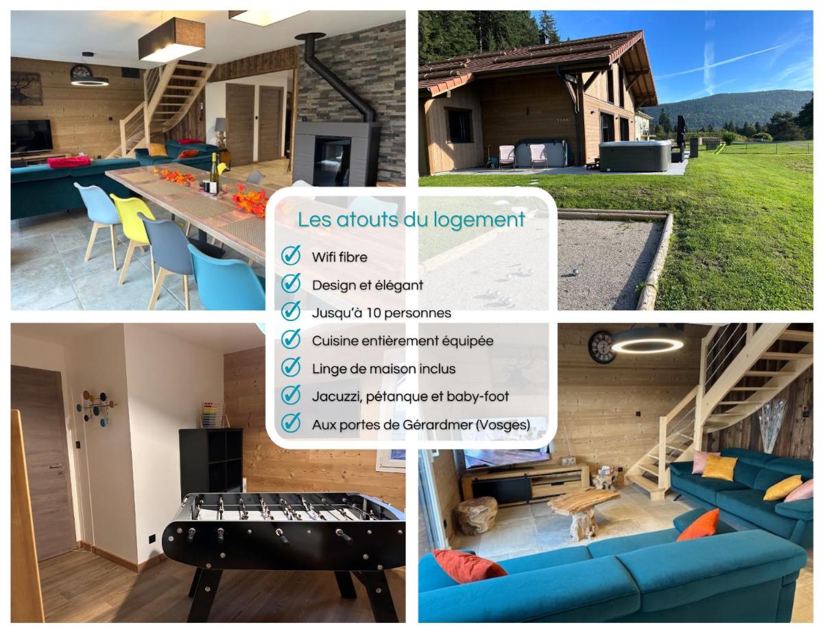 Chalet COCOTTE - pétanque, jacuzzi & baby-foot