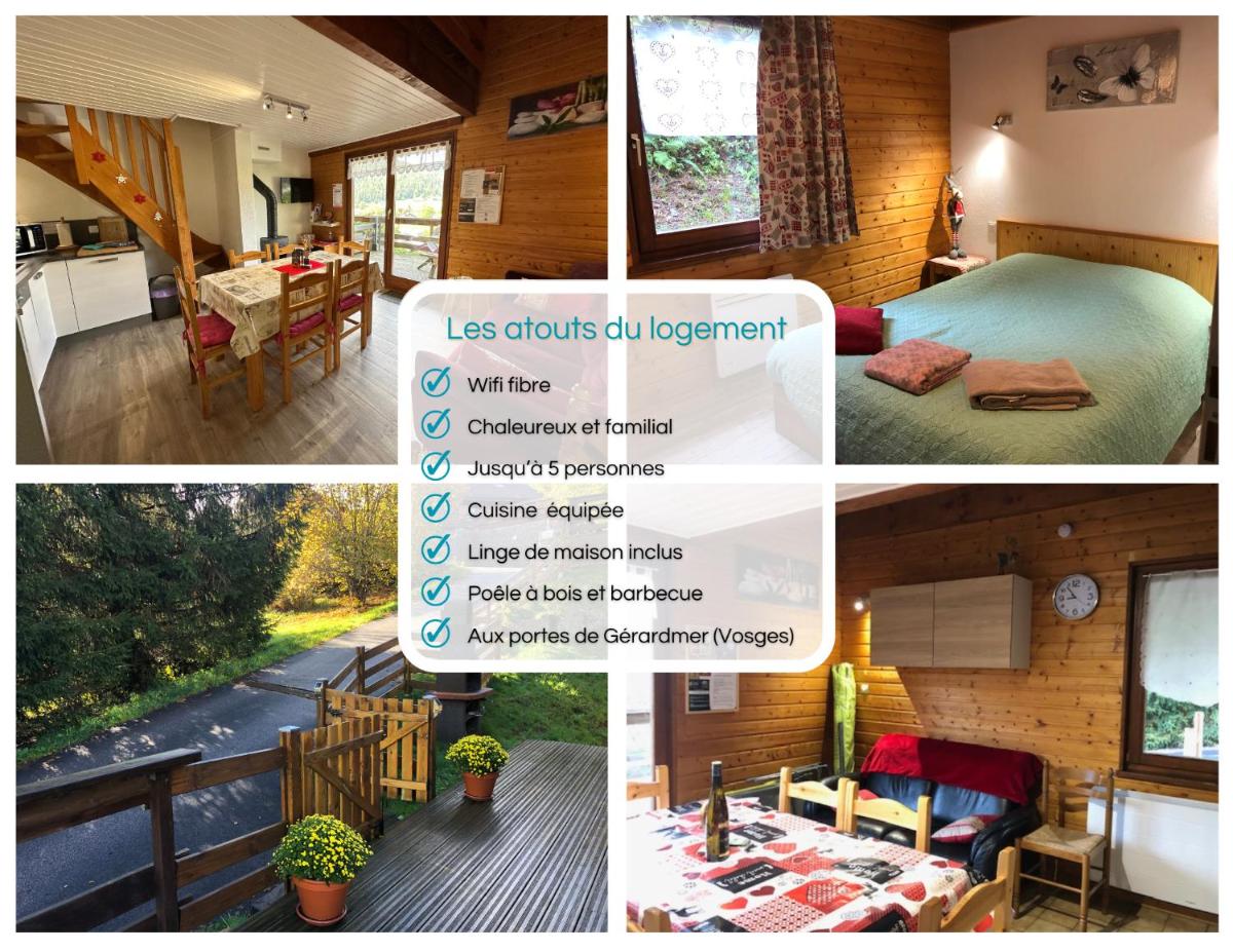 Chalet LE TREMPLIN - wifi, BBQ, parking
