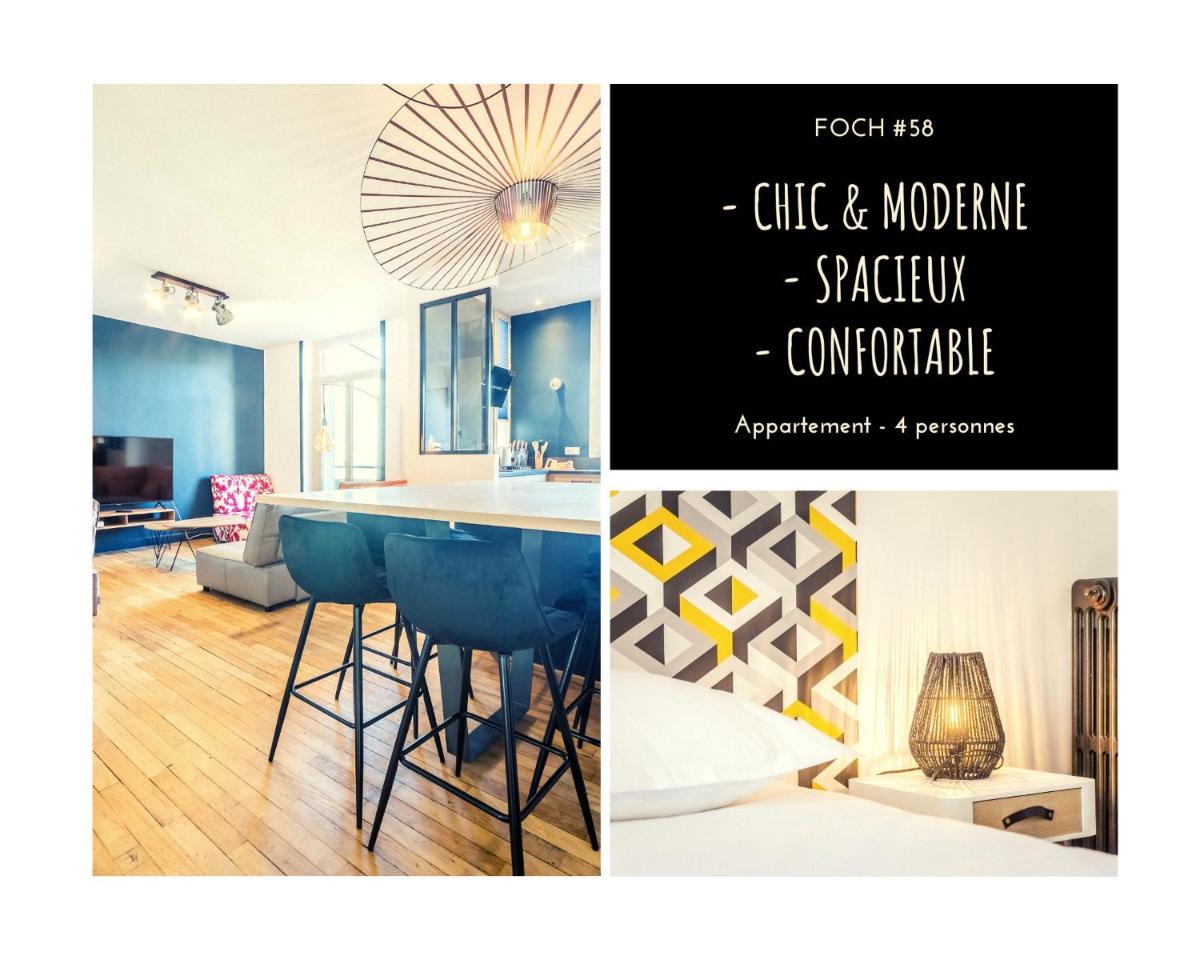 FOCH 58 - Appartement spacieux - 2 chambres
