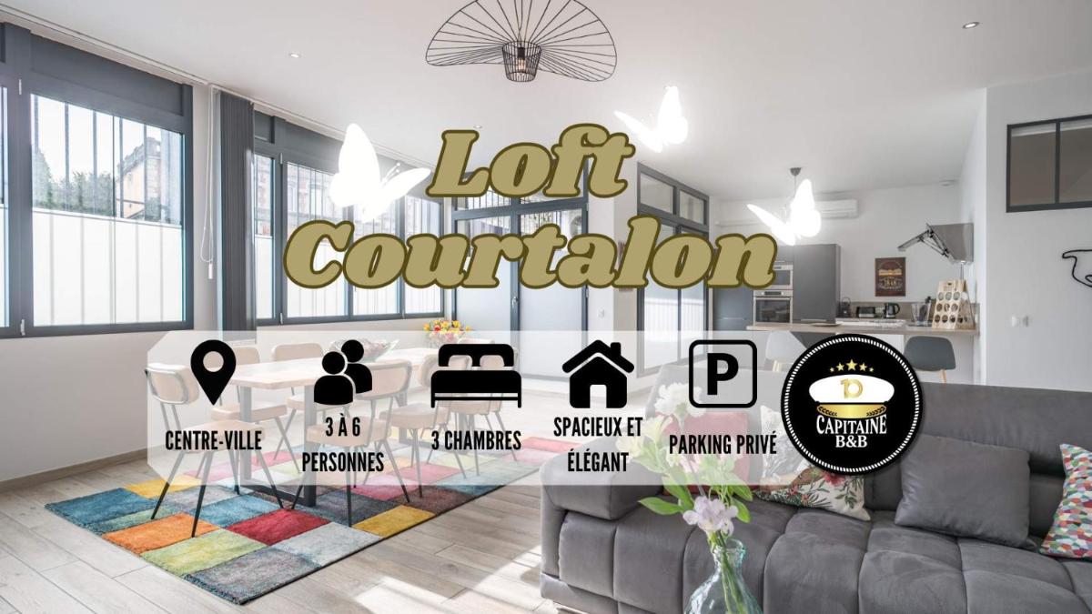 Loft Courtalon - Haut Standing - Patio - Parking Prives