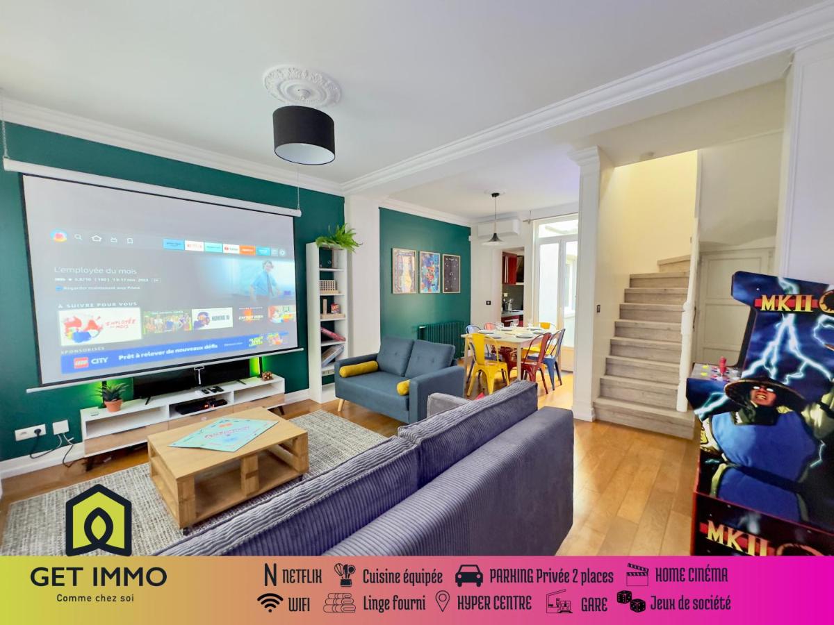 Maison 3ch - Cinéma - Game Room - Parking - Gare
