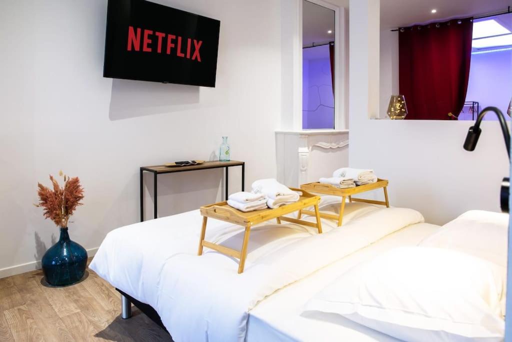 NG SuiteHome - Lille l Tourcoing Winoc - Balnéo - Sauna - Netflix - Wifi