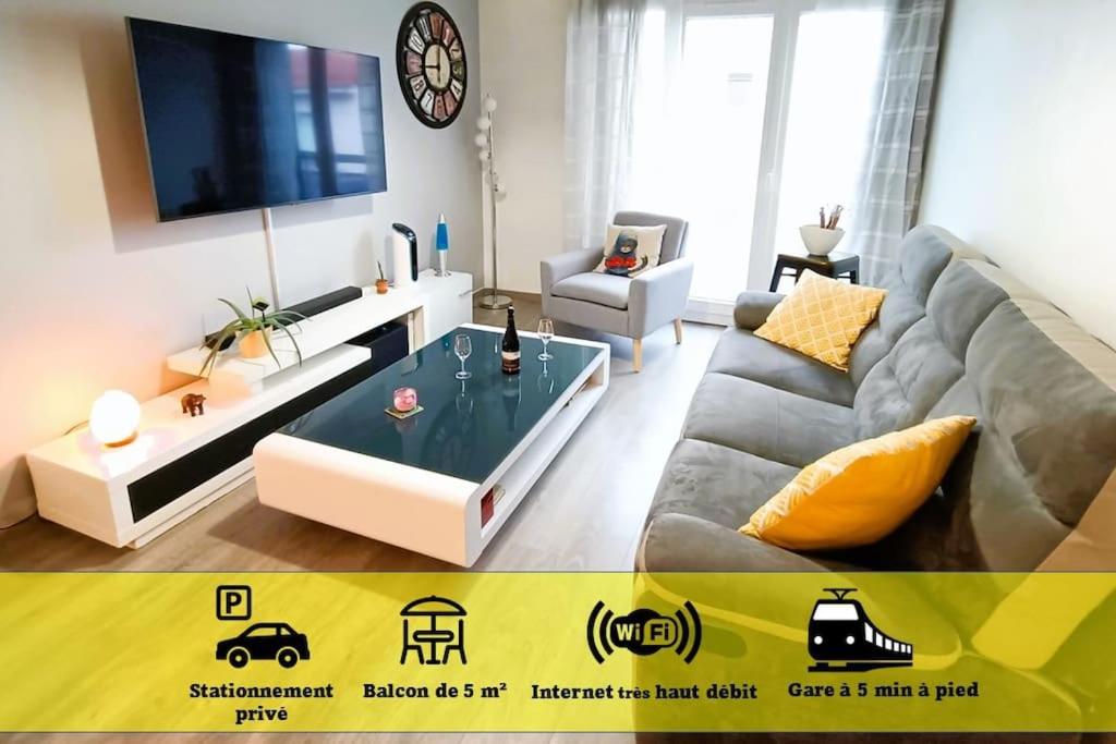 T2 cozy avec parking, terrasse - Severine