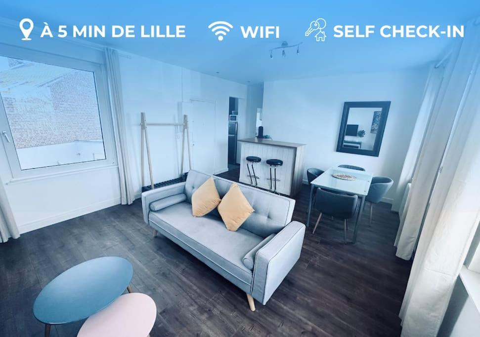 T2 moderne et neuf à 5 min de Lille-Centre