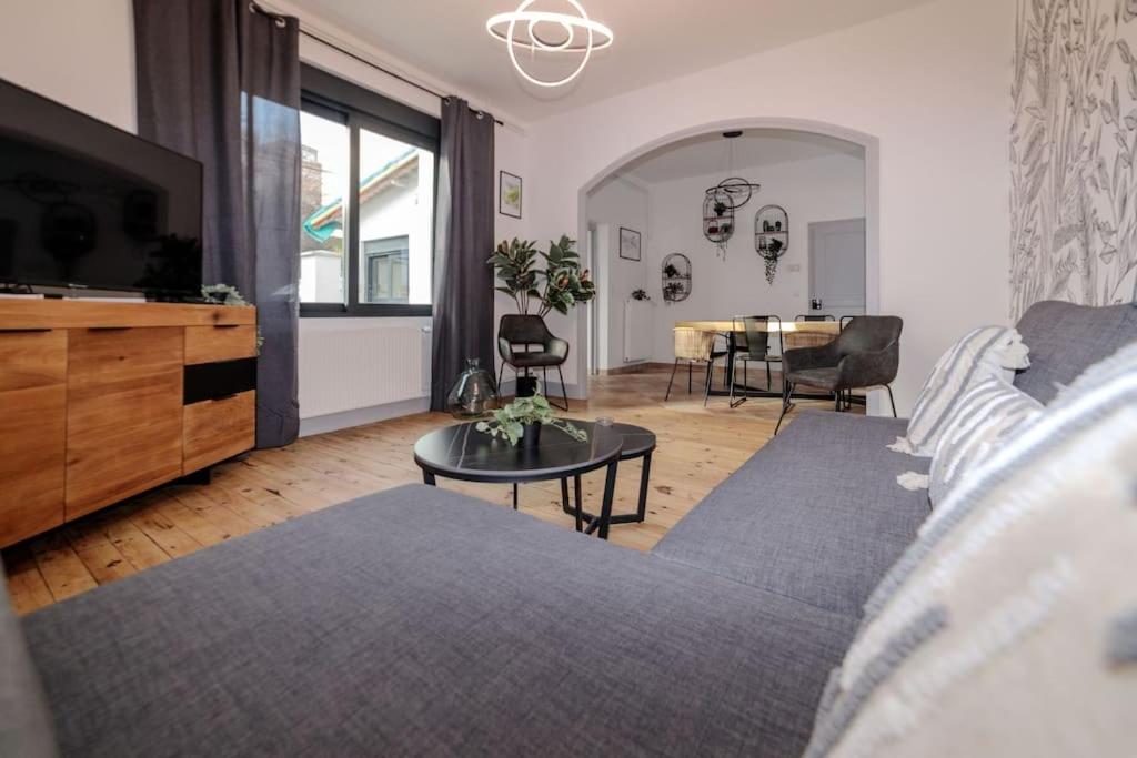 VILLE ET VOLCANS - Maison 9 couchages avec garage et extérieur
