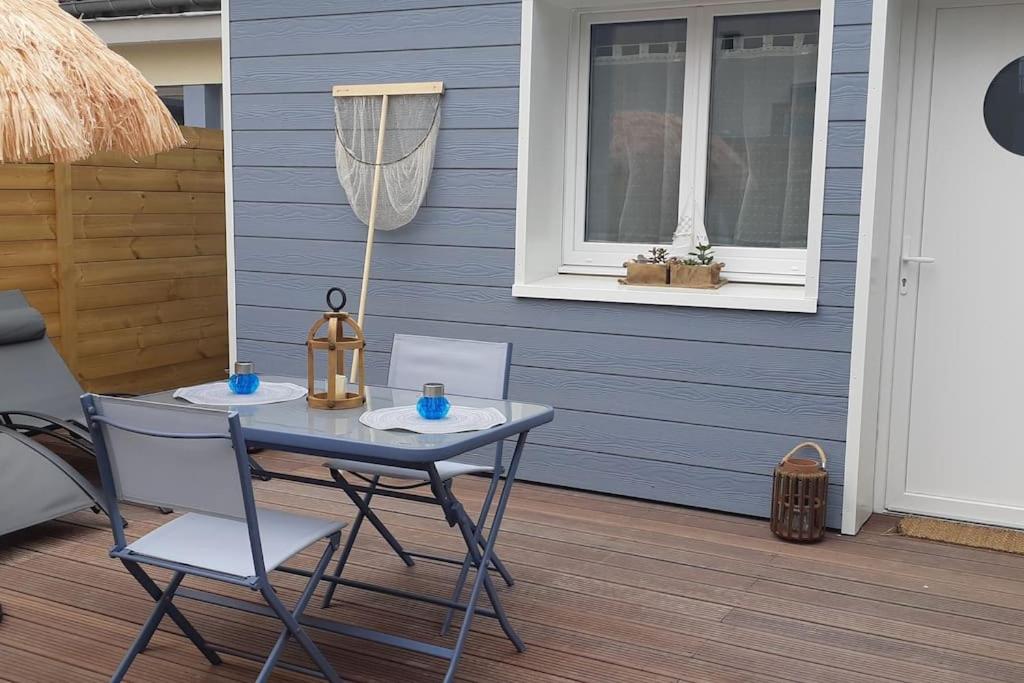 "La Mer Bohème", patio, parking privé, 8 mn plage