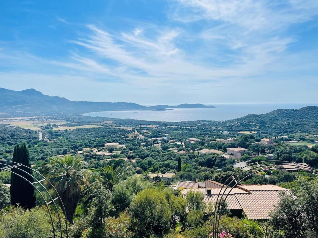 A Hilltop Haven in Lumio - Sea View and Cascading Terraces