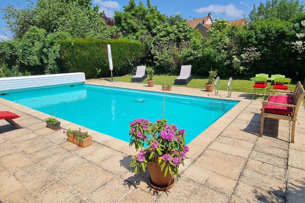 Alsace Bas-Rhin Logis indépendant avec piscine privée