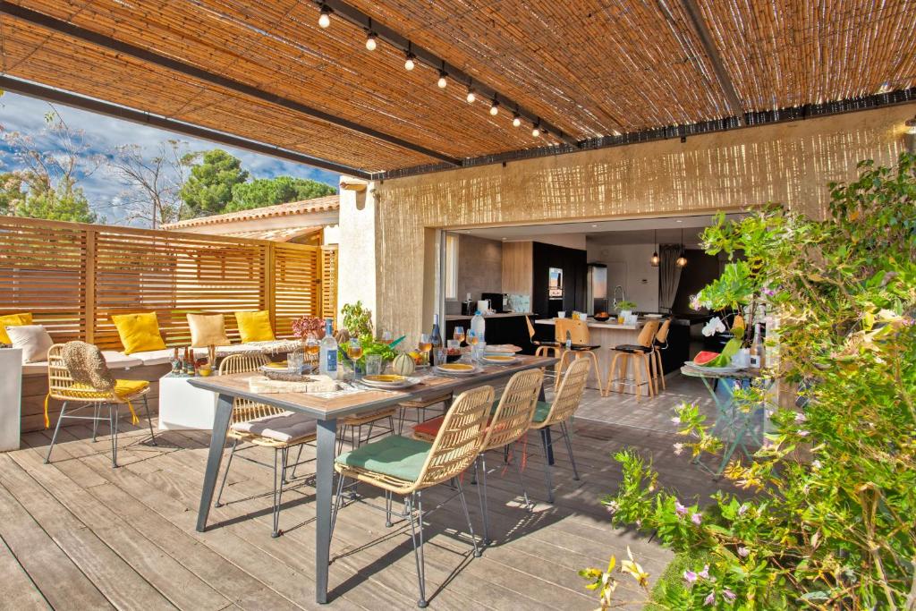 Appartement "Jasmin" 3 chambres avec grande terrasse 6 à 8 personnes