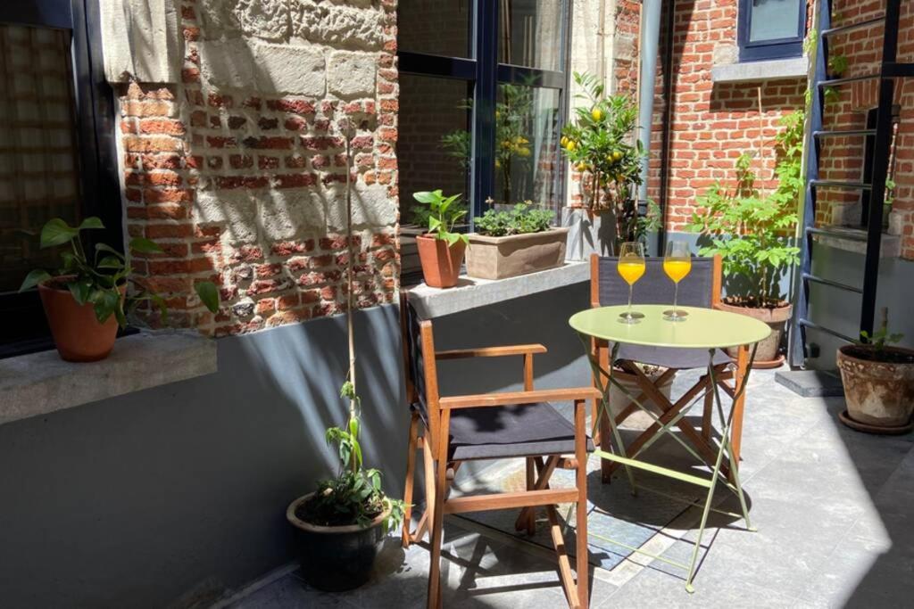 Duplex in historical centre with private courtyard