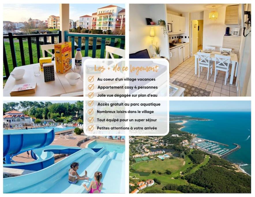 "AUTOUR DU LAC" Appartement 4 personnes, village vacances, vue sur lac, accès piscines gratuit