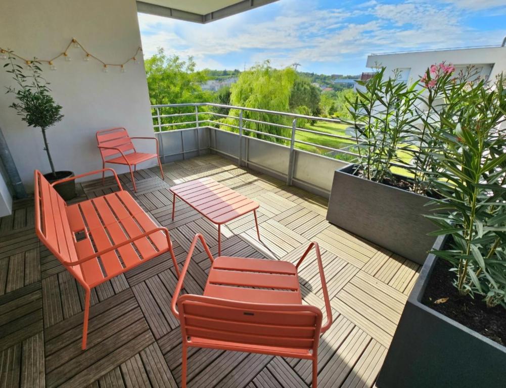 T3 Universités & Hospitals - Havre de paix près Toulouse - parking - terrasse