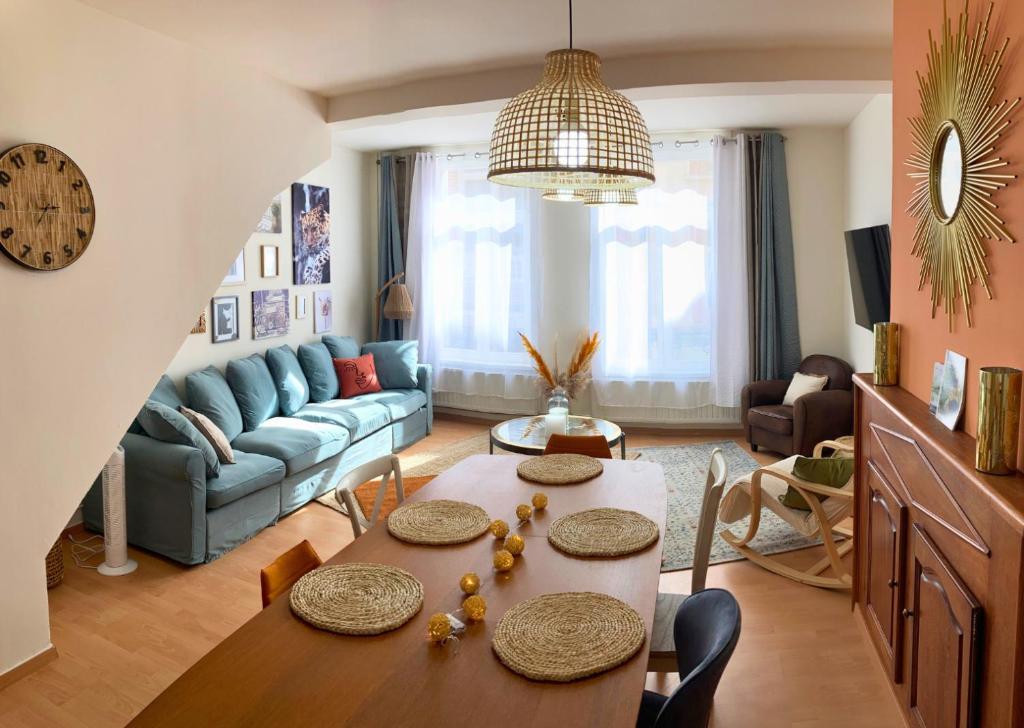 Le Bohemian Chic - 4 chambres en hypercentre de Saint-Omer, idéal pour les groupes