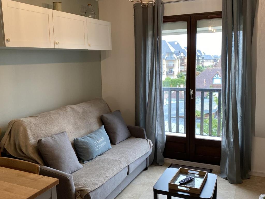 Appartement rénové proche plage et thalasso, 2 pièces, balcon, Wifi, TV, équipements bébé - Cabourg - FR-1-487-322