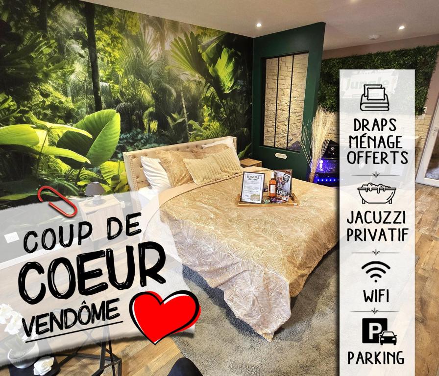 Appartement Chambre Cosy - Jacuzzi - Little Room Vendôme