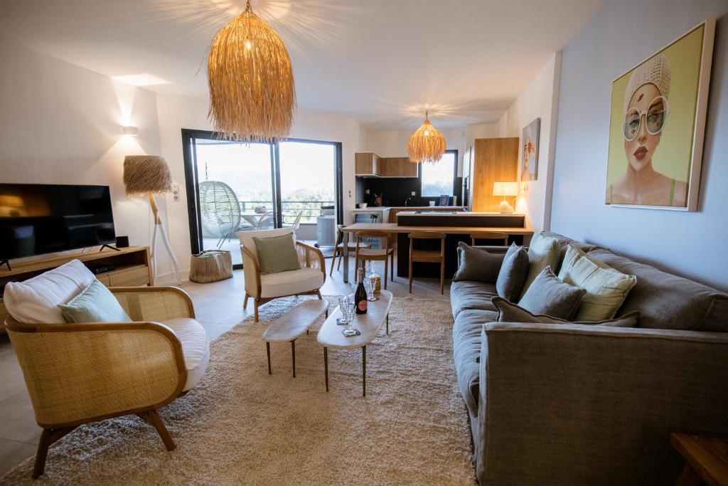 Appartement de luxe pour des vacances paisibles.
