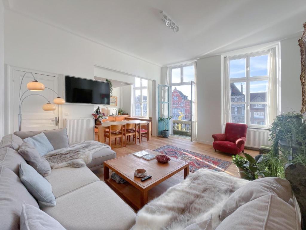 Appartement spacieux & calme avec vue sur l'Escaut