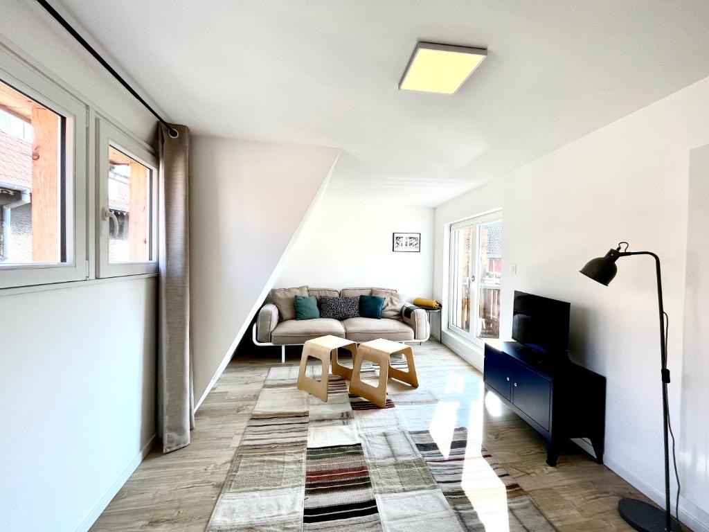 Sous les toits avec garage et terrasse à Ribeauville