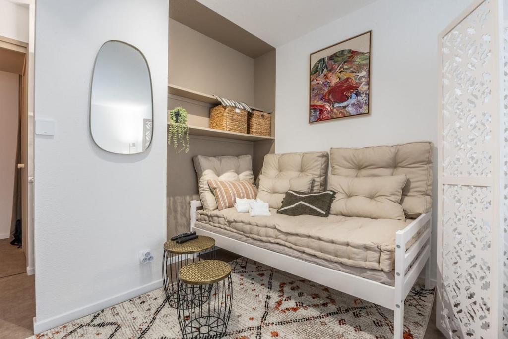 Beautiful Studio le Kennedy Mulhouse Downtown 3 pers