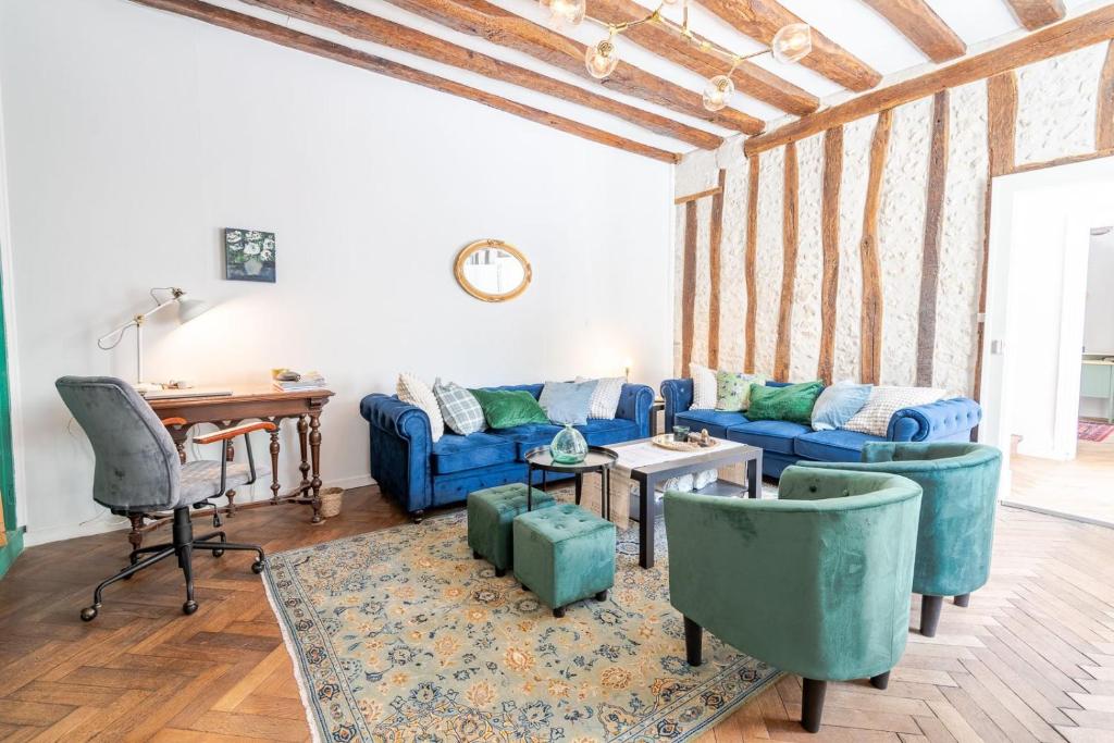 Belle-Bleu Townhouse - Maison pour 8pers.