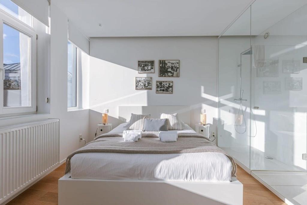 Huswell - Bright apartment overlooking the 3 towers of Ghent