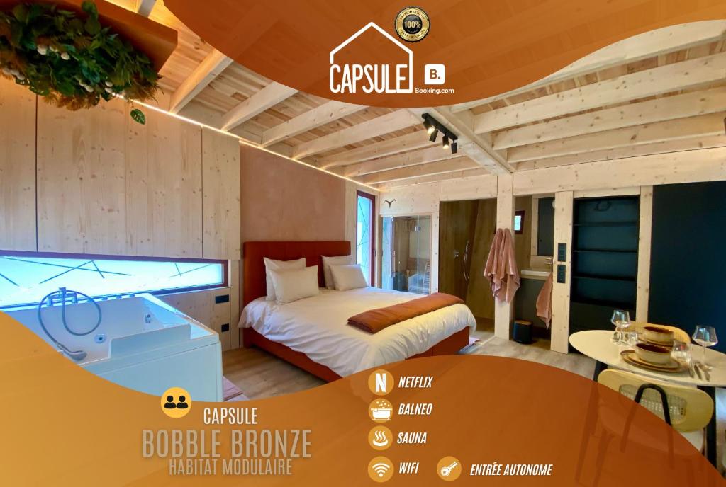 Capsule Bobble Mons Centre - Jacuzzi - Sauna - Netflix