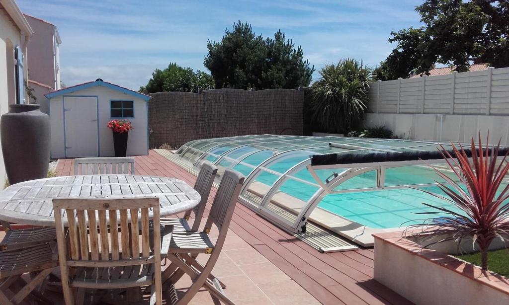 Villa bord de mer spacieuse piscine chauffé privative