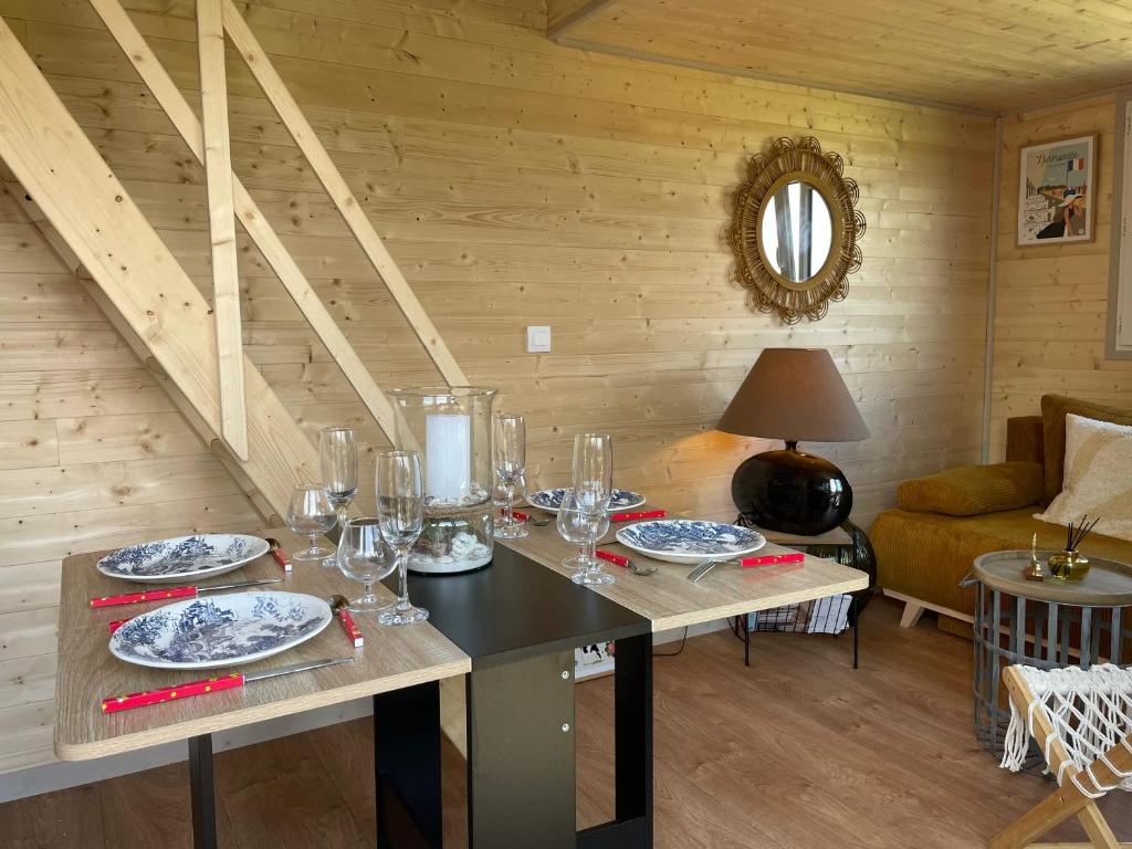 Chalet charmant à Sainte-Marie-du-Mont avec terrasse