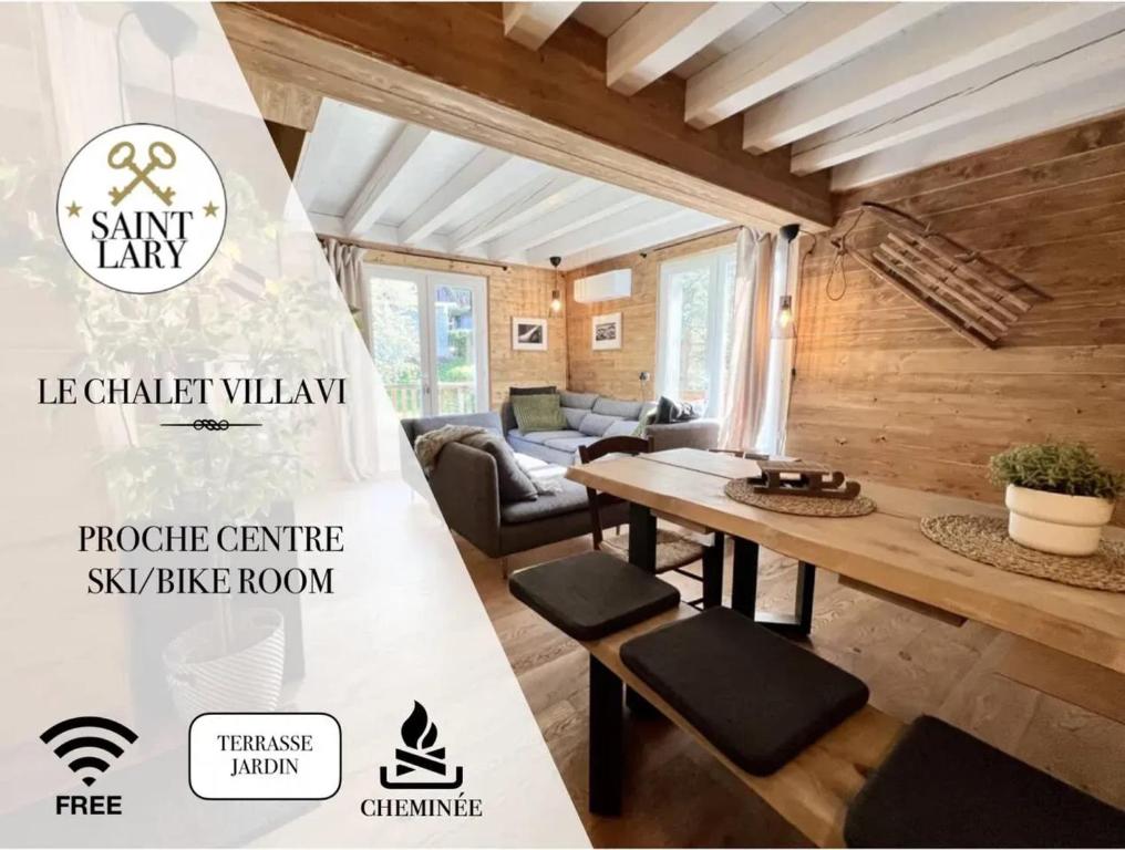 Chalet charmant à Saint-Lary-Soulan avec cheminée