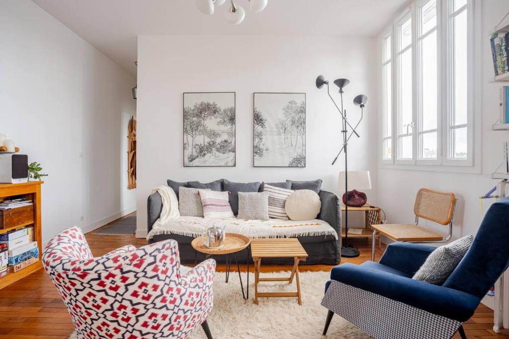 Chambre chez l'habitant - Arty & Élégante - SDB privée