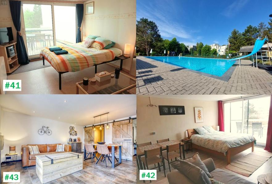 3 Studios - 3 Ambiances - Tout confort - Piscine ouverte