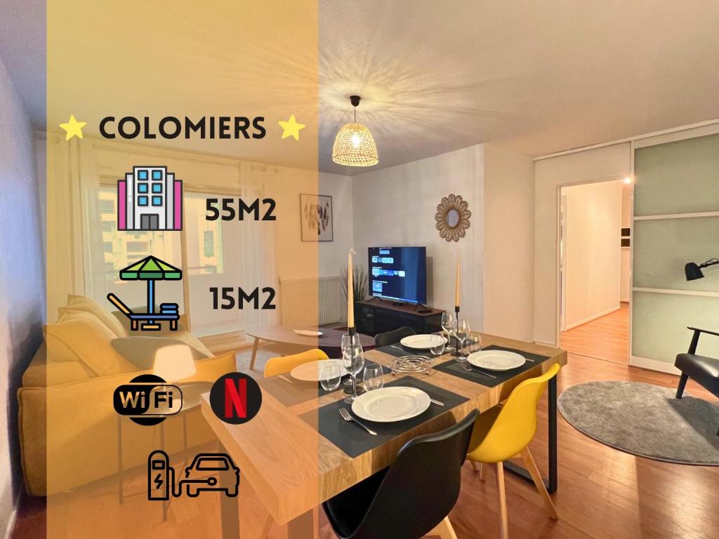 Colomiers Shelter - City, Terrasse, Wifi, Netflix