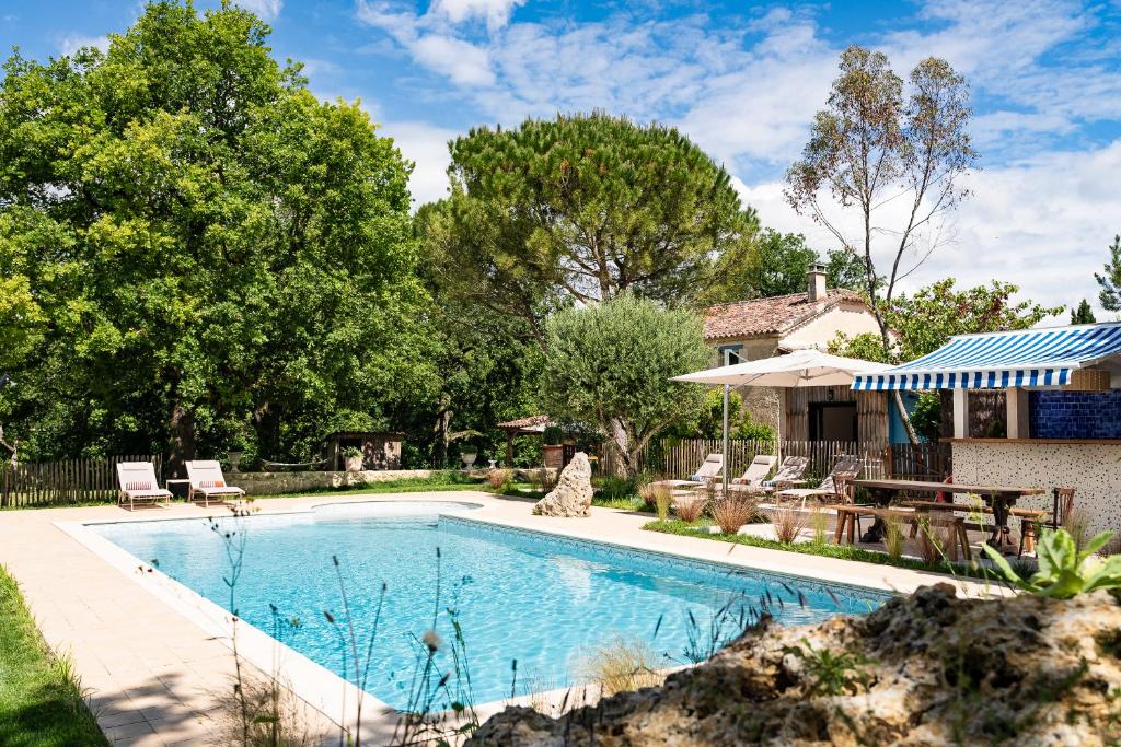Le Mas Gascon - Maison de vacances 4 étoiles avec piscine et vue proche de Lectoure