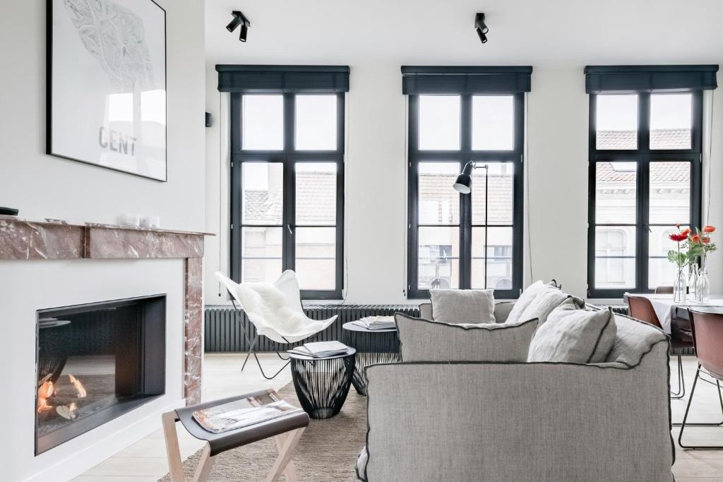 MAISON12 - Design apartments with terrace and view over Ghent towers