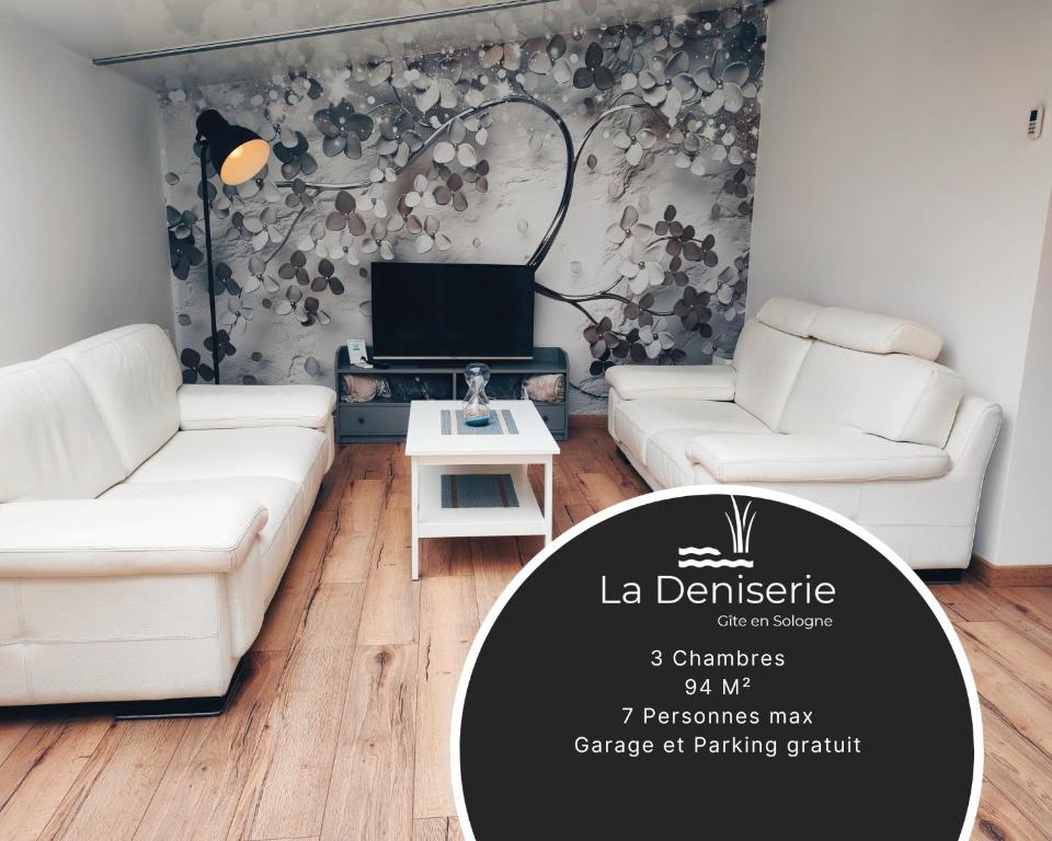 Gîte en Sologne - La Deniserie - 94m2 avec Garage
