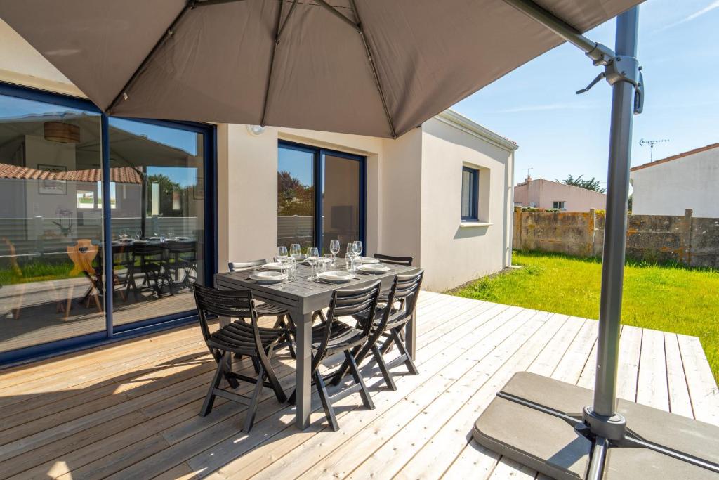 Maison Familiale avec jardin proche de la mer Parking