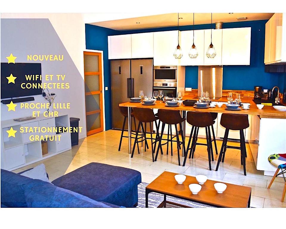 GROUPES-COLIVING-LOOSLESLILLE-7 CHAMBRES-5 SDB