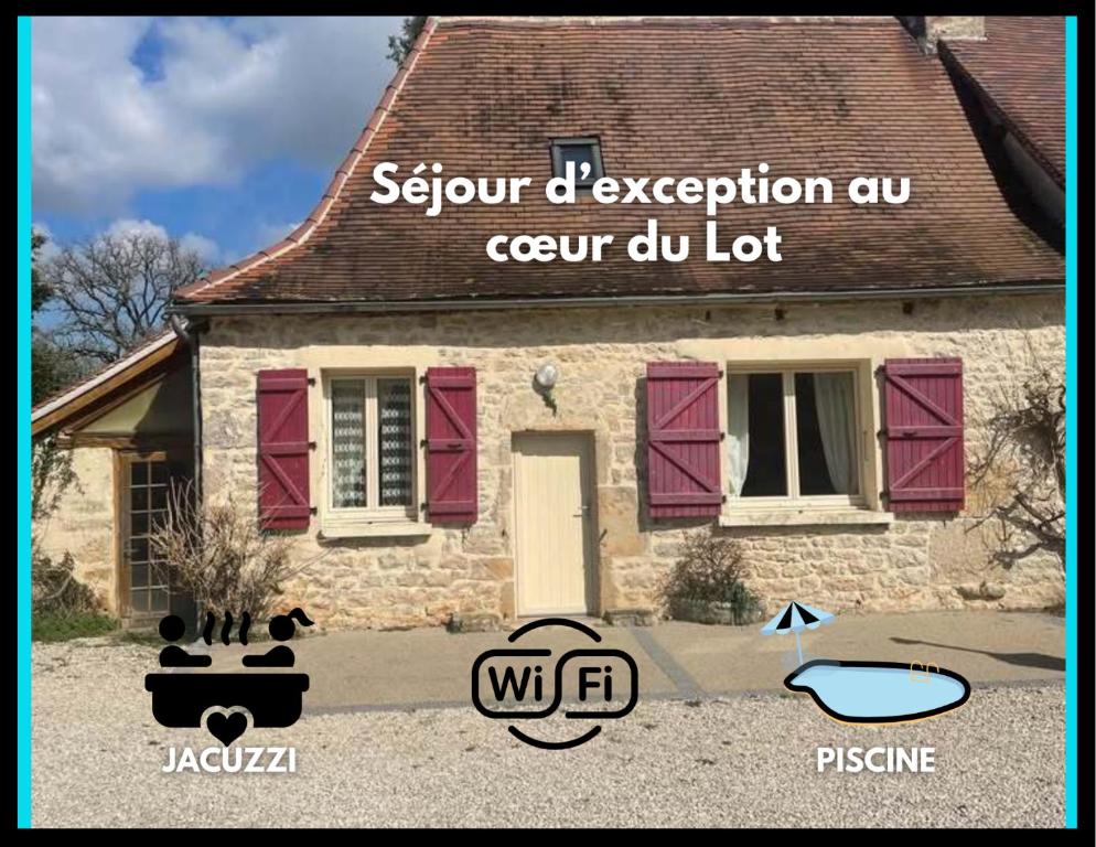 Gîte le Cantou, Martel avec piscine & jacuzzi