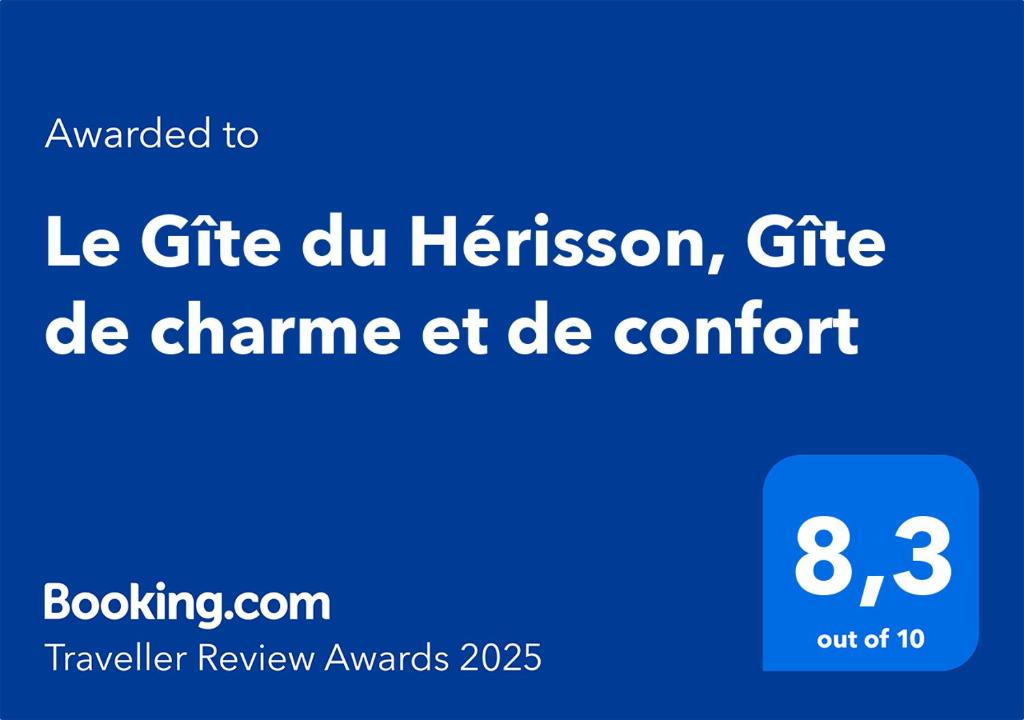 Le Gîte du Hérisson, Gîte de charme et de confort