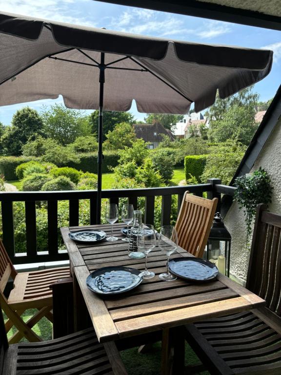 Duplex très proche de Deauville Tennis et piscine