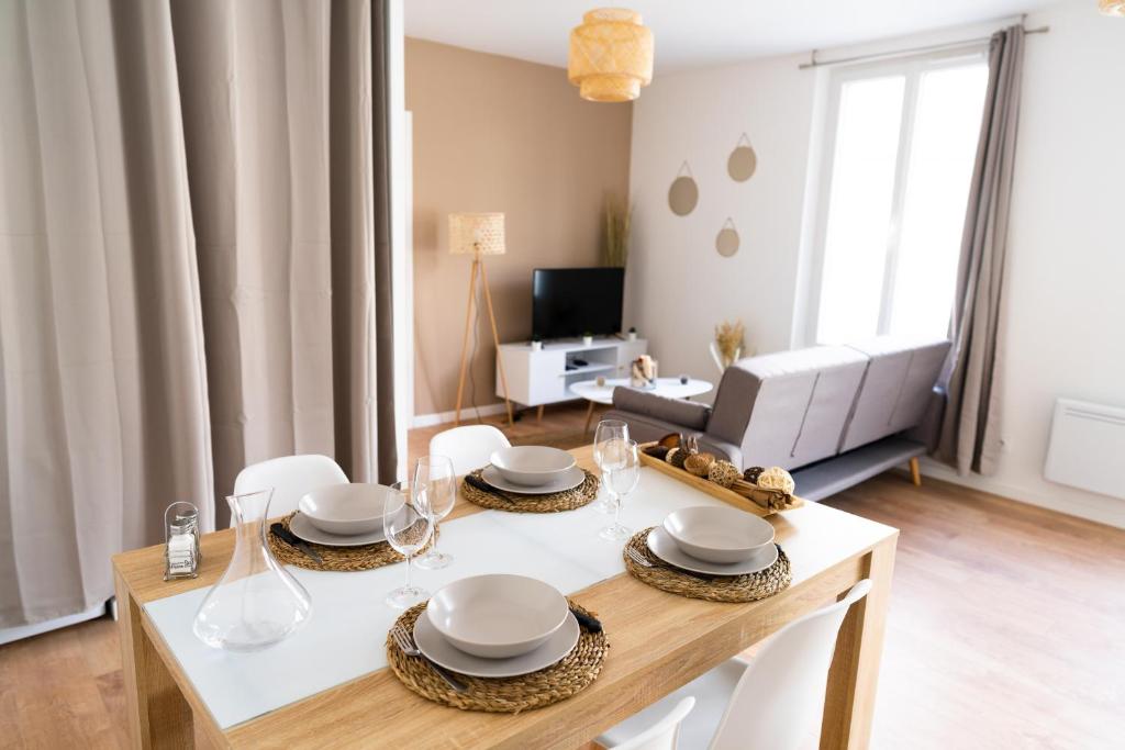 Spacieux appartement avec parking privé à Saumur