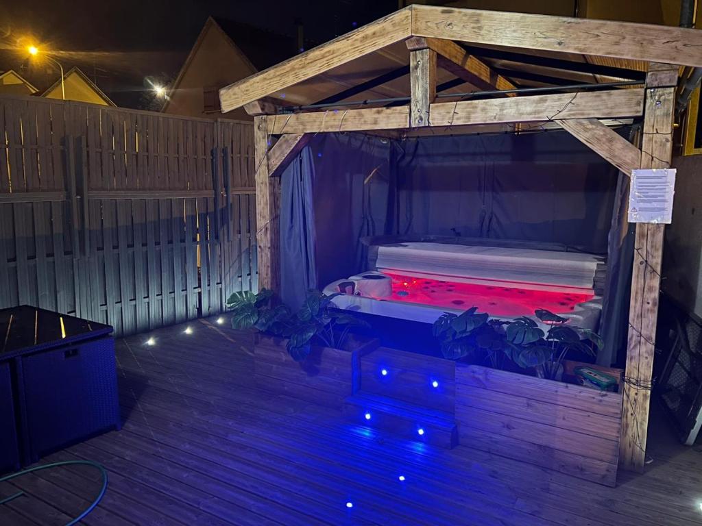 Maison centre ville Colmar Jacuzzi Jardin et climatisation
