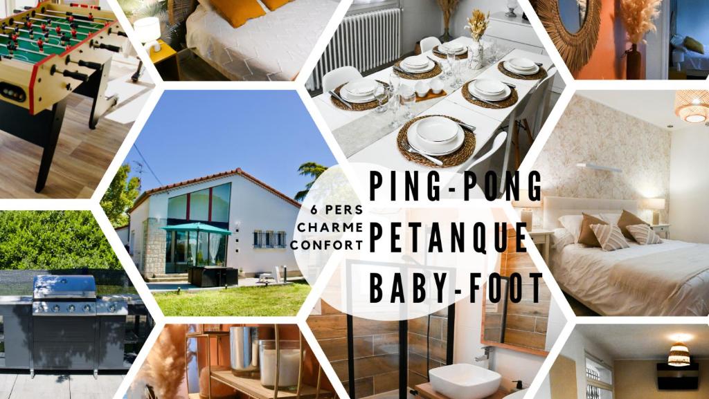 Maison Cosy : Pétanque, Baby-foot & Ping-Pong !