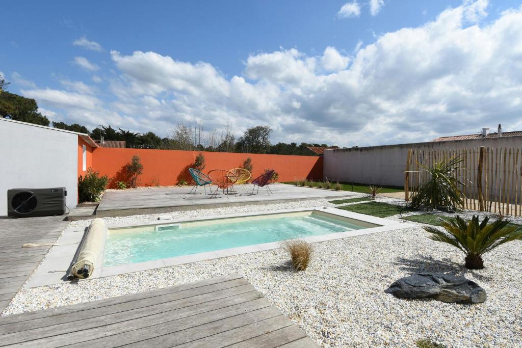 Maison pour 10 avec piscine chauffée