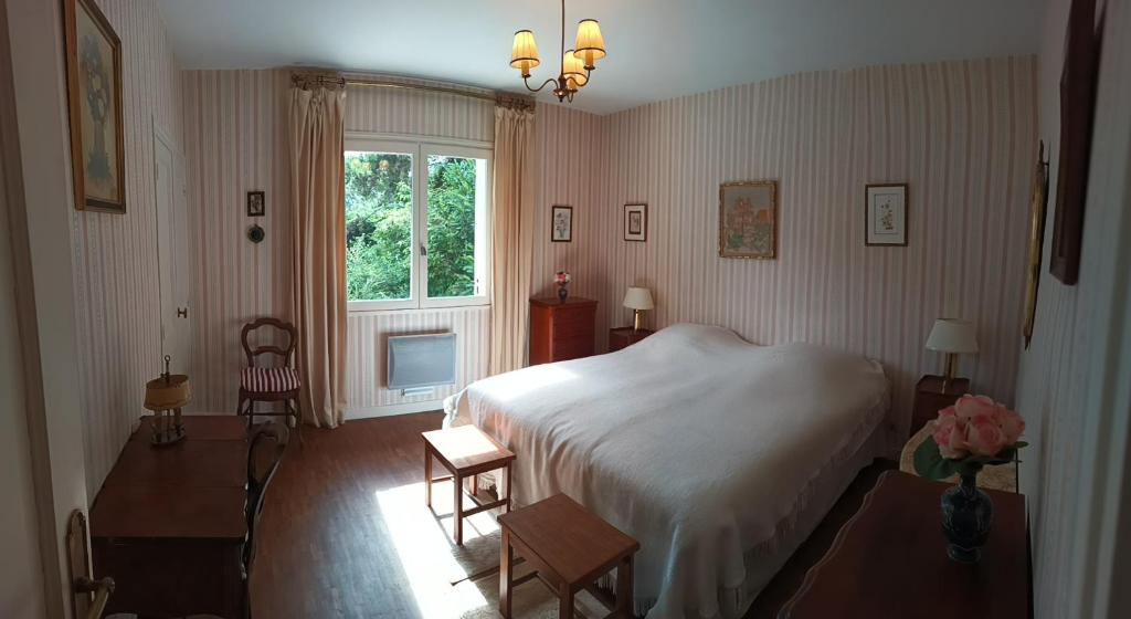 Maison dans un grand parc