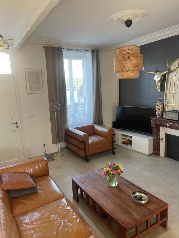 Maison de ville avec jardin