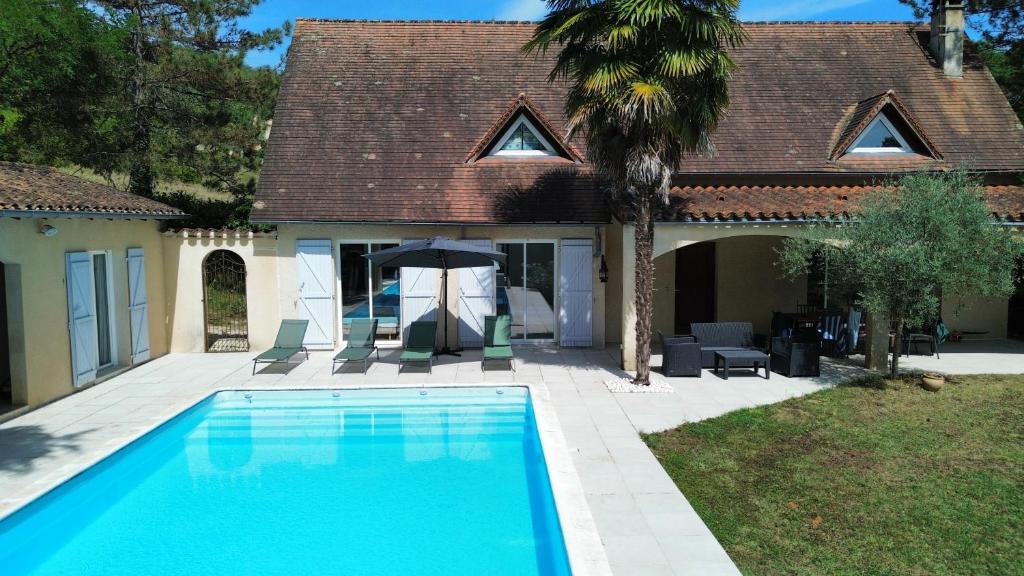 Maison des soles piscine Cahors St Cirq Lapopie
