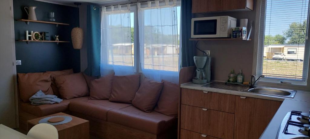 Mobil-home bord de mer