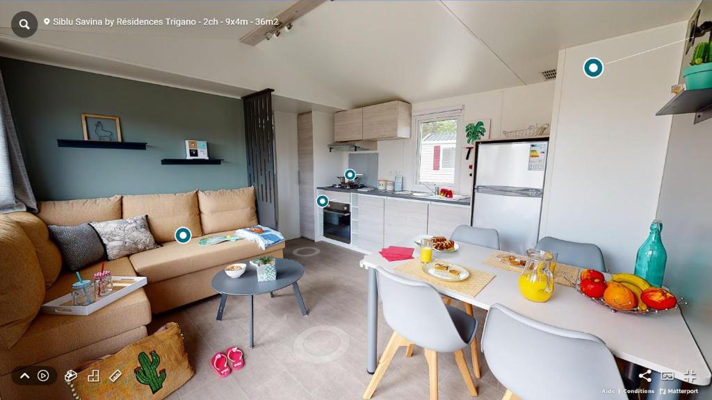 Mobil Home Le Rimbaud - 4/6 pers - 2 ch - 2 sdb